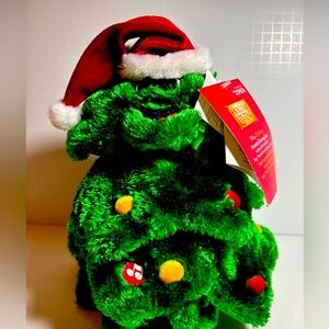 Animated Dancing Christmas Tree Plush " Rockin Around The Christmas Tree" w/tags
